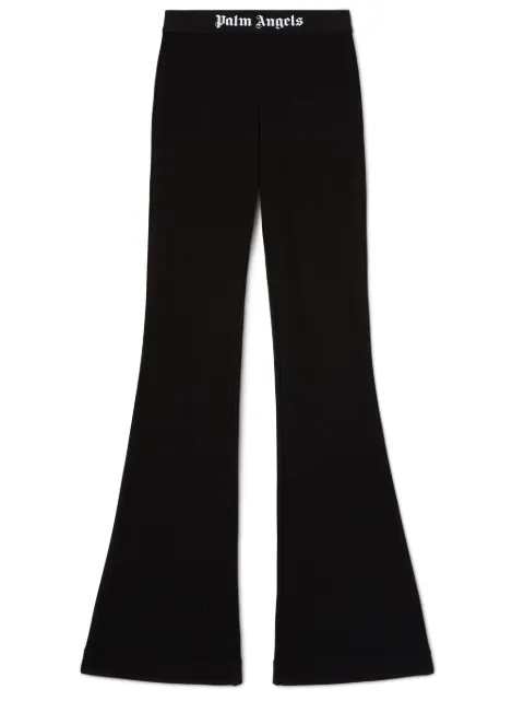 Palm Angels logo-waistband track pants
