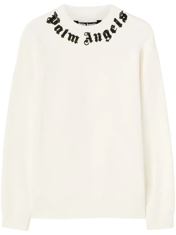 Palm Angels ロゴコットンクルーネック長袖スウェットシャツ 23074268_54064203_600.jpg