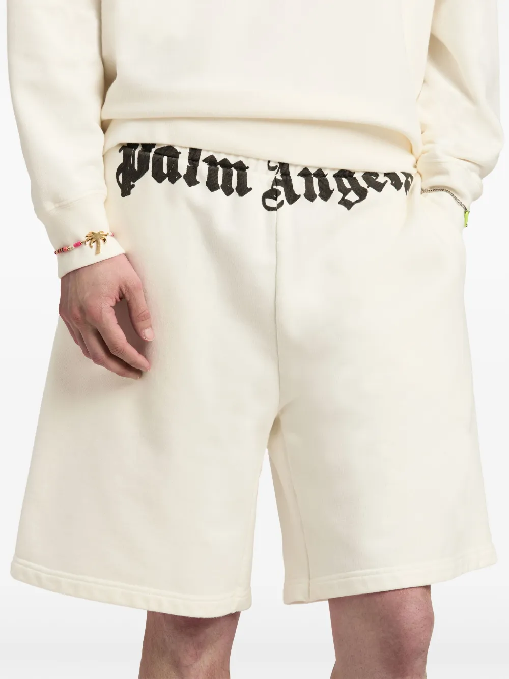 Palm Angels Shorts track con logo PGCL001S25FAB0016810