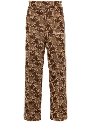 Palm Angels Hollywood トラックパンツ | ブラウン | FARFETCH JP