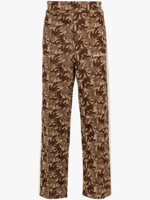 Palm Angels Camo logo-embroidered track pants