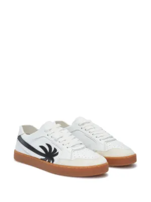 Palm Angelsパームエンジェルス Puffed Sneakersスニーカー NEW PALM 1 SUEDE in OCHER YELLOW - BROWN for Men | Palm Angels®