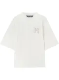 Palm Angels PA Monogram-embroidered T-shirt - White
