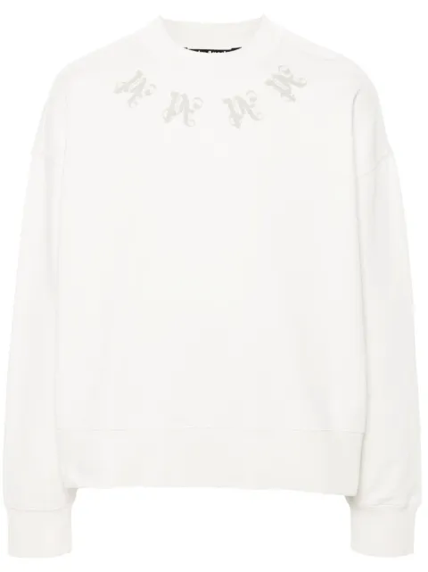 Palm Angels sudadera con monograma estampado