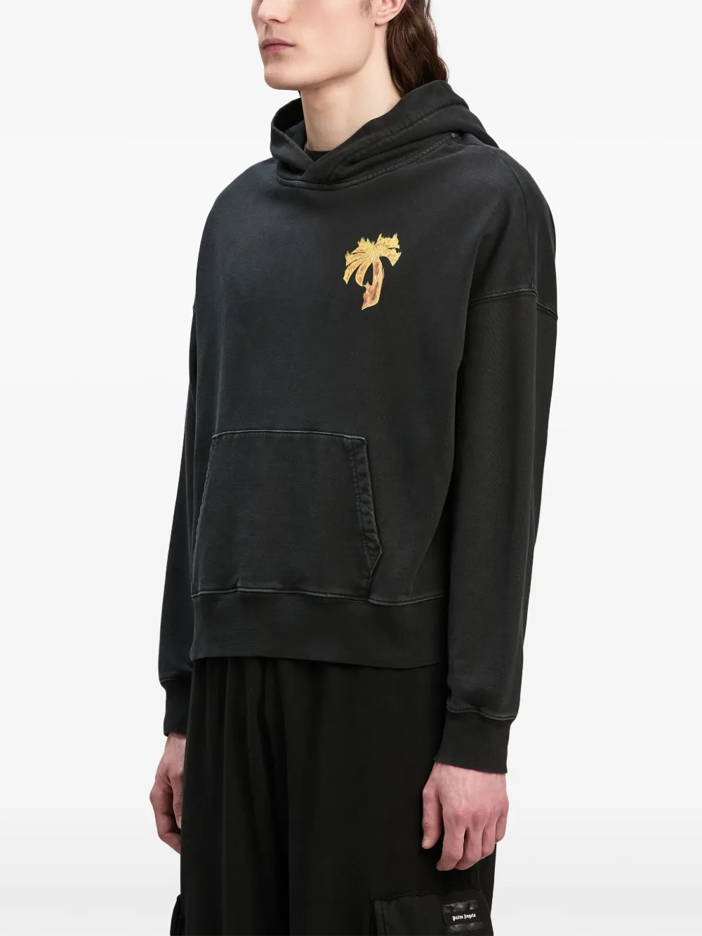 Palm Angels Katoenen hoodie Zwart