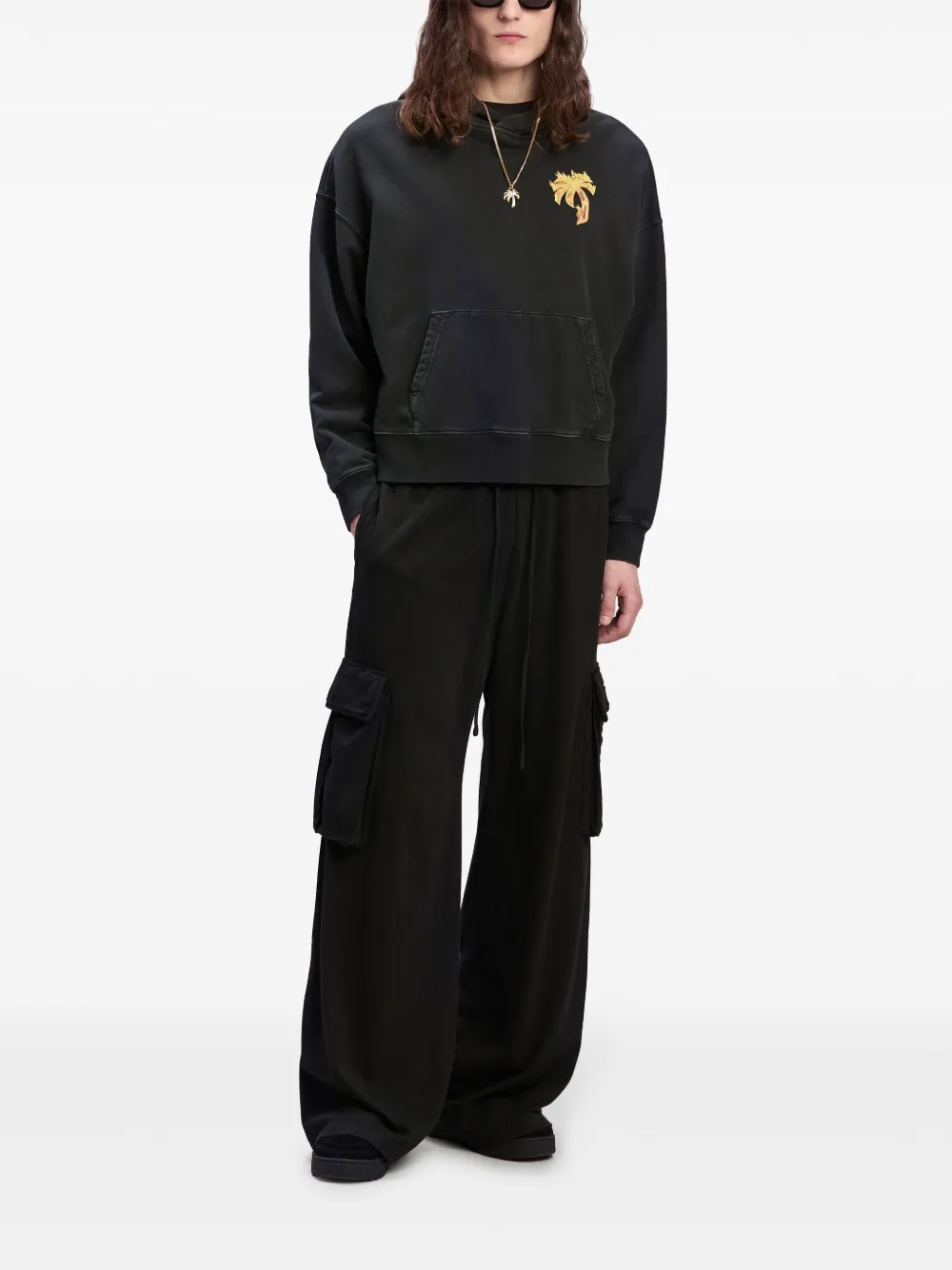 Palm Angels Moletom Burning Palm com capuz | Moletom | Image 2