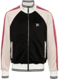 Palm Angels monogram colour-block track jacket - Black