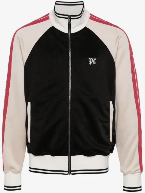 Palm Angels monogram colour-block track jacket