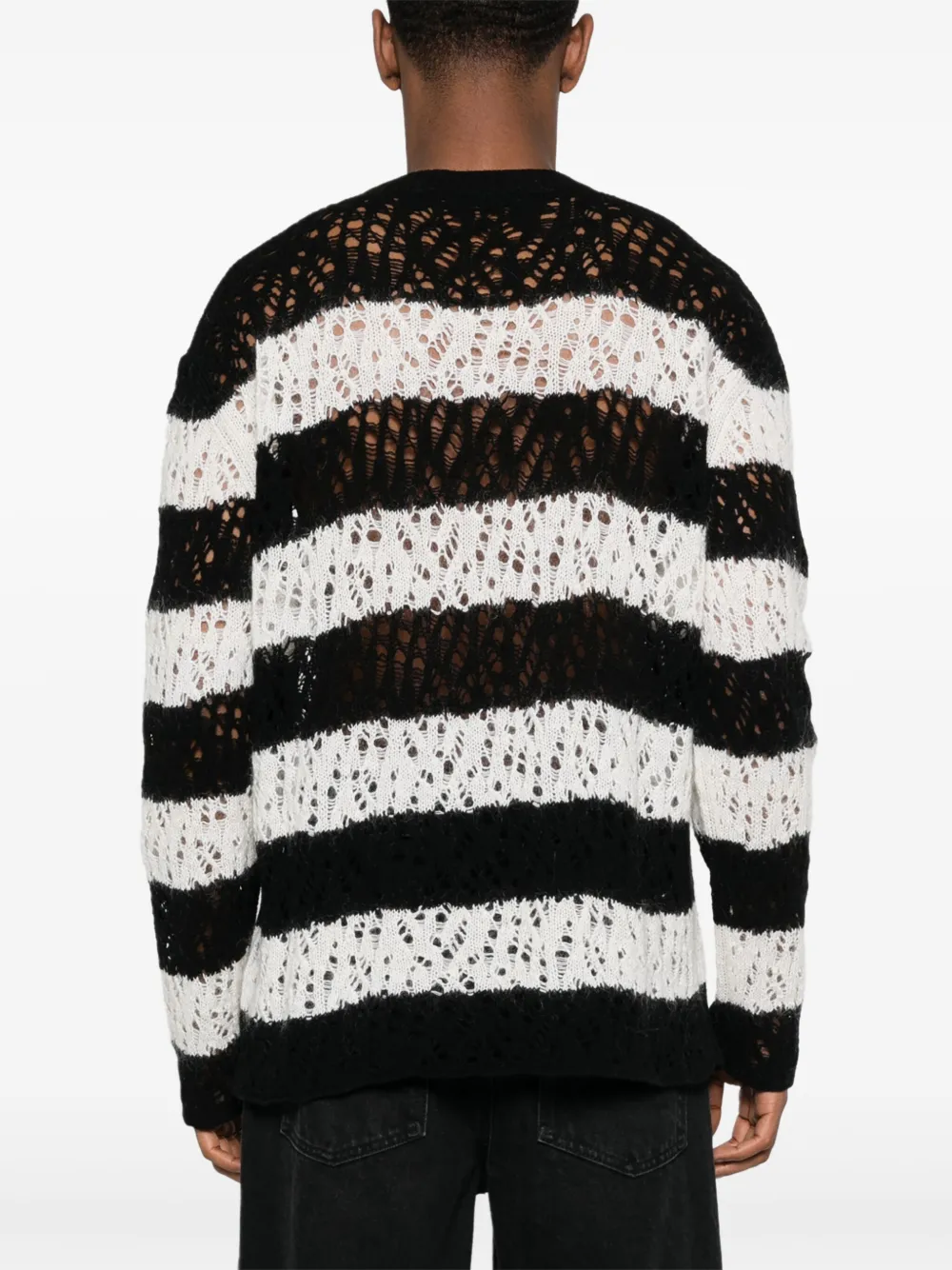 Palm Angels Trui met geborduurd logo Zwart
