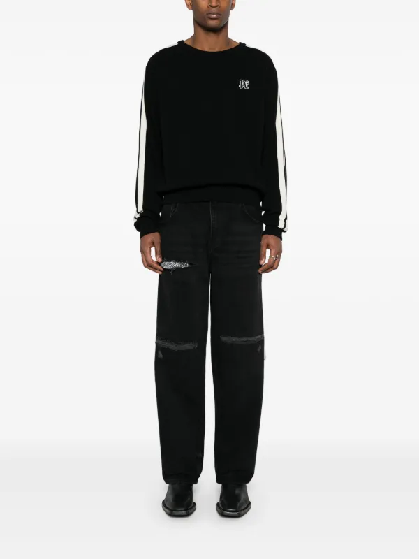 Palm Angels モノグラム セーター | ブラック | FARFETCH JP