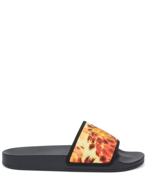 Palm Angels abstract-print slides