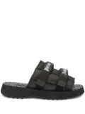 Palm Angels x Suicoke Moto-P touch-strap slides - Black