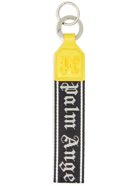 Palm Angels logo-strap keychain
