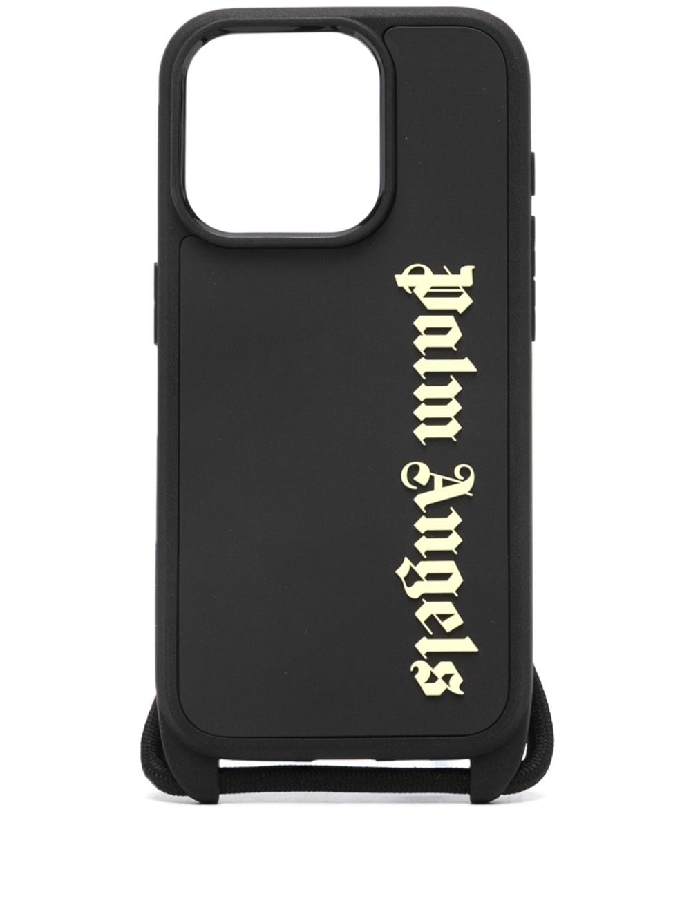 Shop Palm Angels Logo-embossed Iphone 15 Case In Black