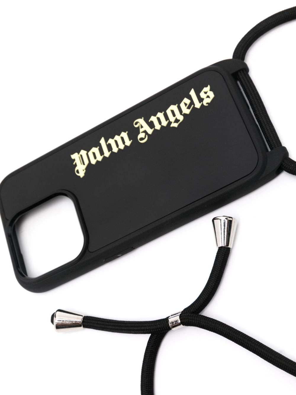 Shop Palm Angels Logo-embossed Iphone 15 Case In Black