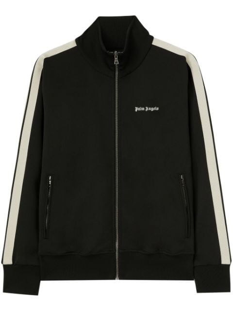 Palm Angels logo-embroidered zip-up jacket 