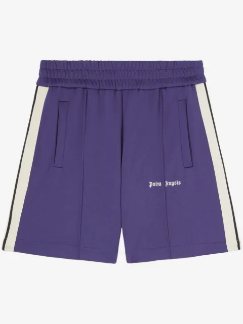 Palm Angels shorts deportivos con logo estampado