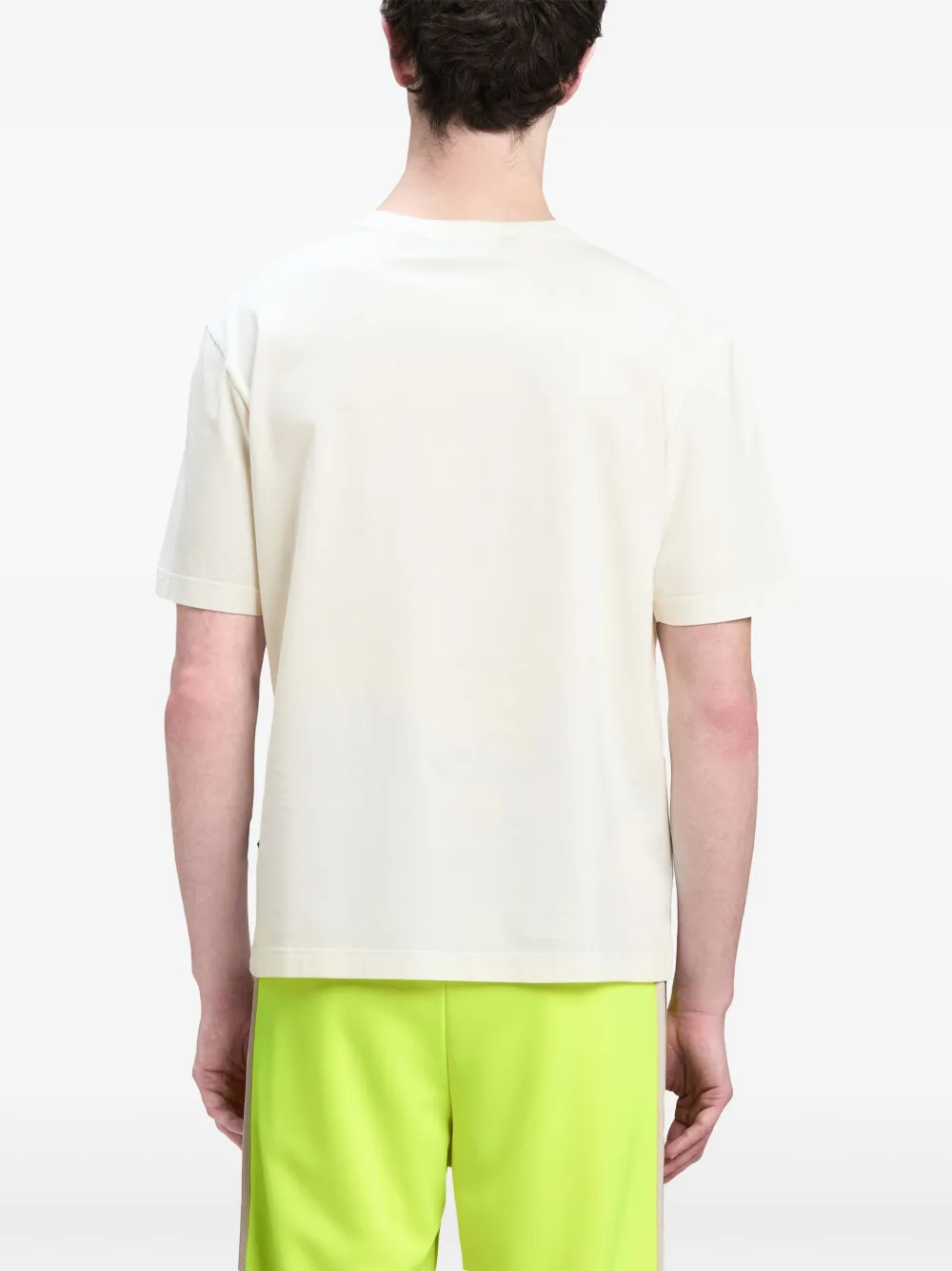 Palm Angels T-shirt met print Wit