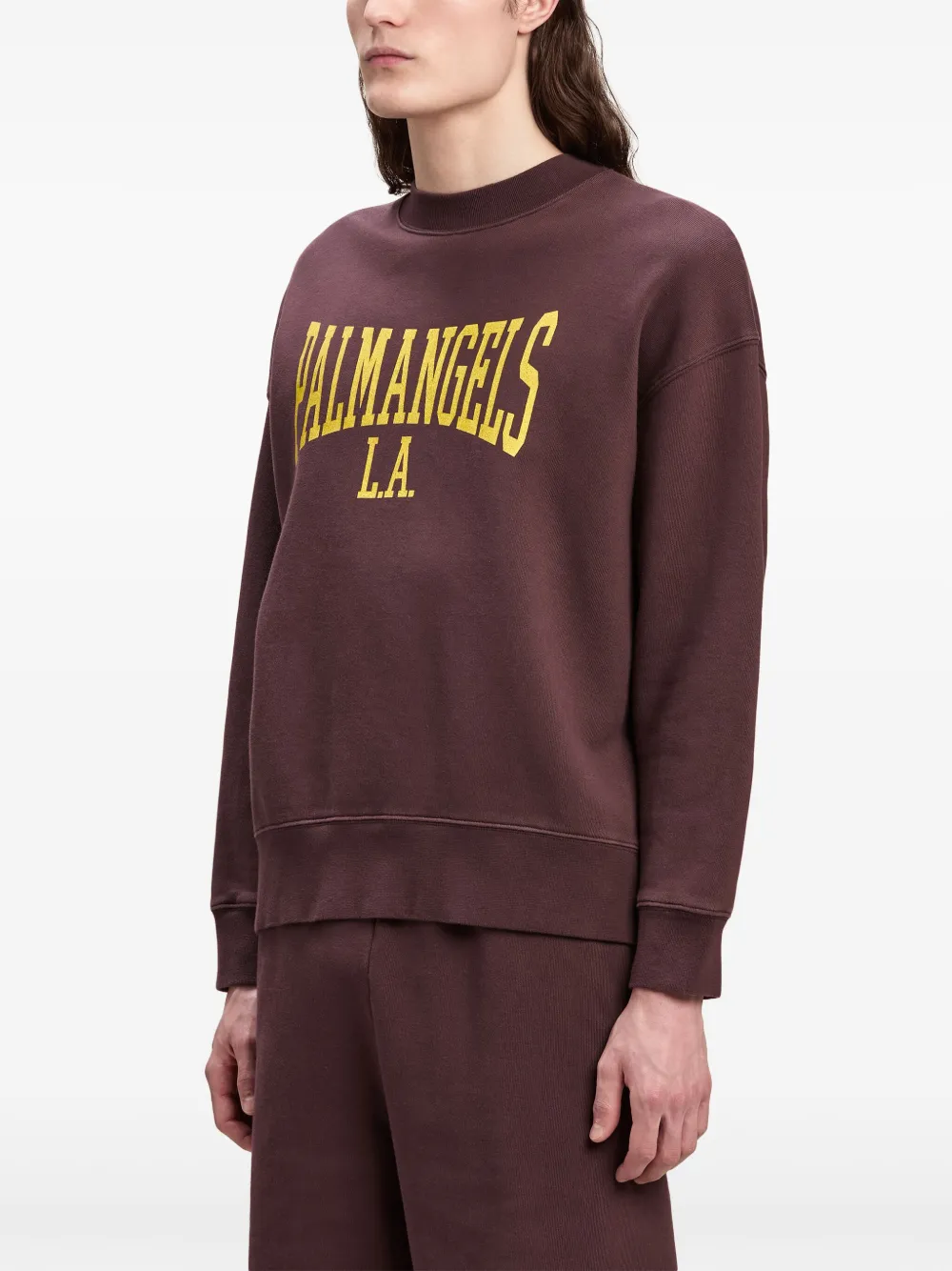 Palm Angels Sweater met logoprint Rood