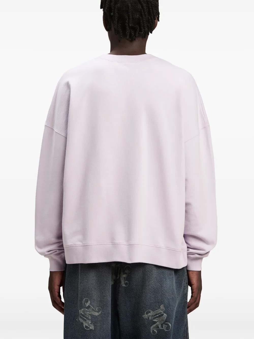 Palm Angels Sweater met logoprint Paars