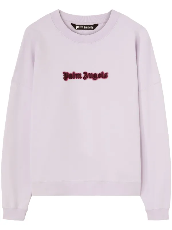 Palm Angels ロゴ スウェットシャツ | パープル | FARFETCH JP