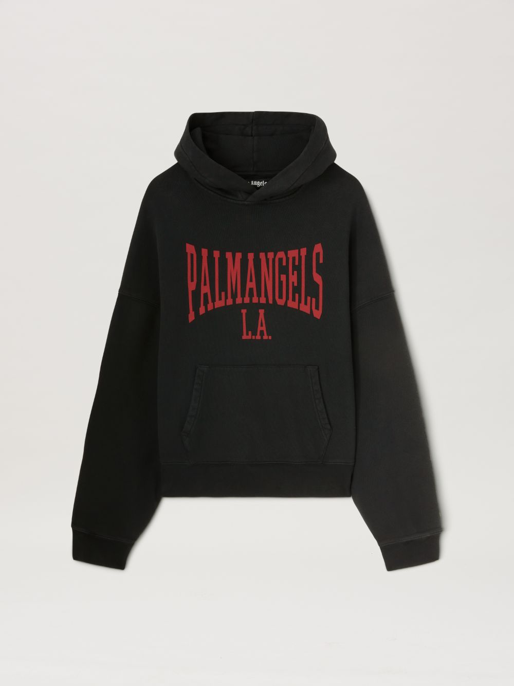 Shop Palm Angels College Hoodie In Black