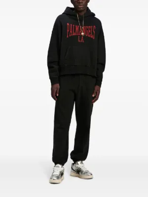 【Palm Angels】カレッジロゴプリントコットンパーカー パームエンジェルス メンズ パーカー Palm Angels ブランド