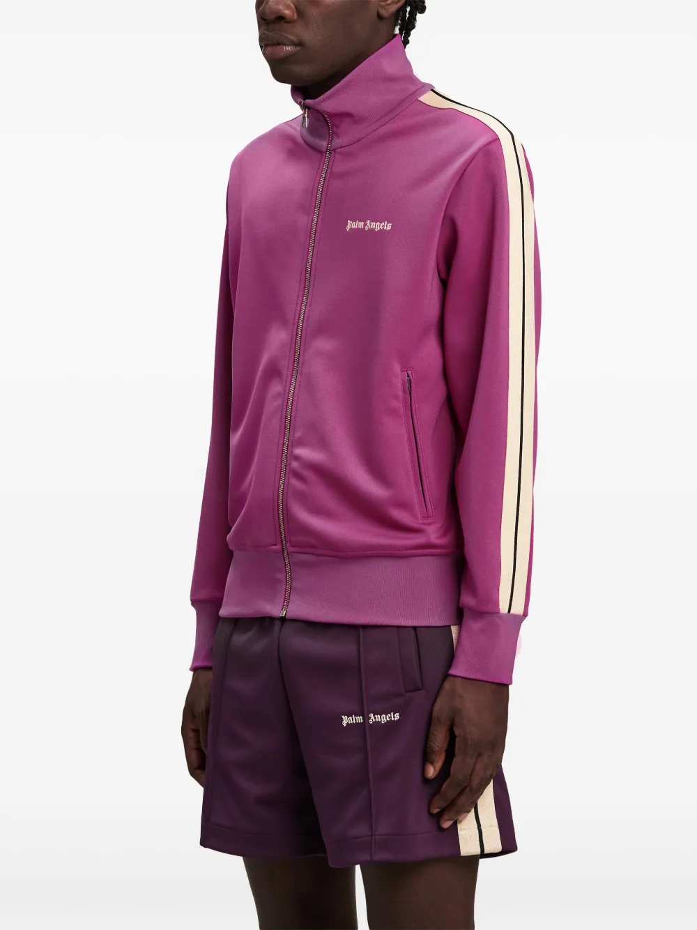 Palm Angels Trainingsjack met logoprint Roze