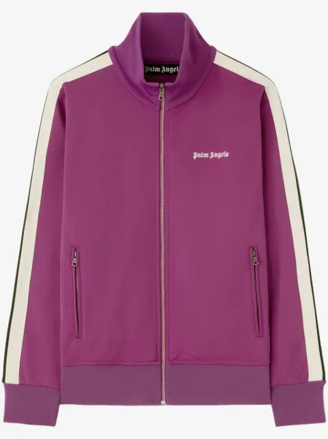 Palm Angels logo-print track jacket