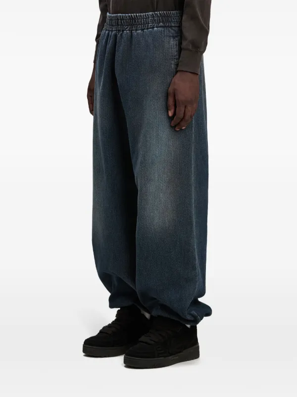 Palm Angels モノグラム ジーンズ | ブルー | FARFETCH JP