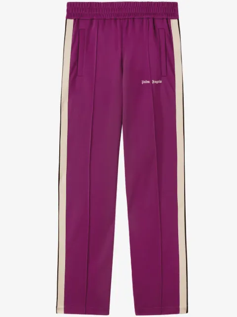 Palm Angels logo-embroidered straight-leg track pants