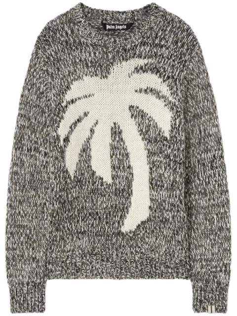 Palm Angels Palm mélange-effect jumper
