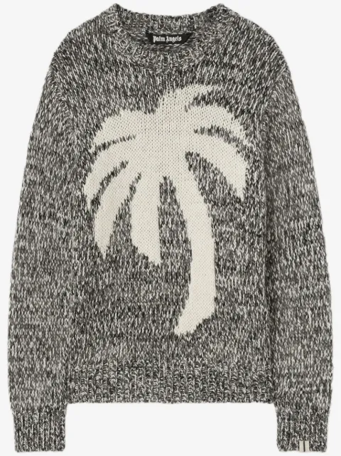 Palm Angels Palm mélange-effect jumper
