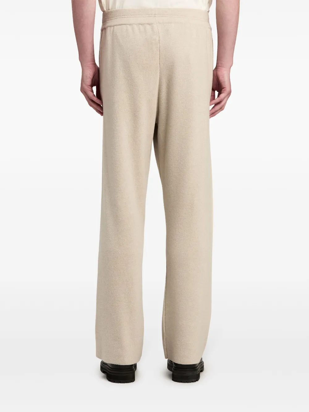 Palm Angels Trainingsbroek met geborduurd logo Beige