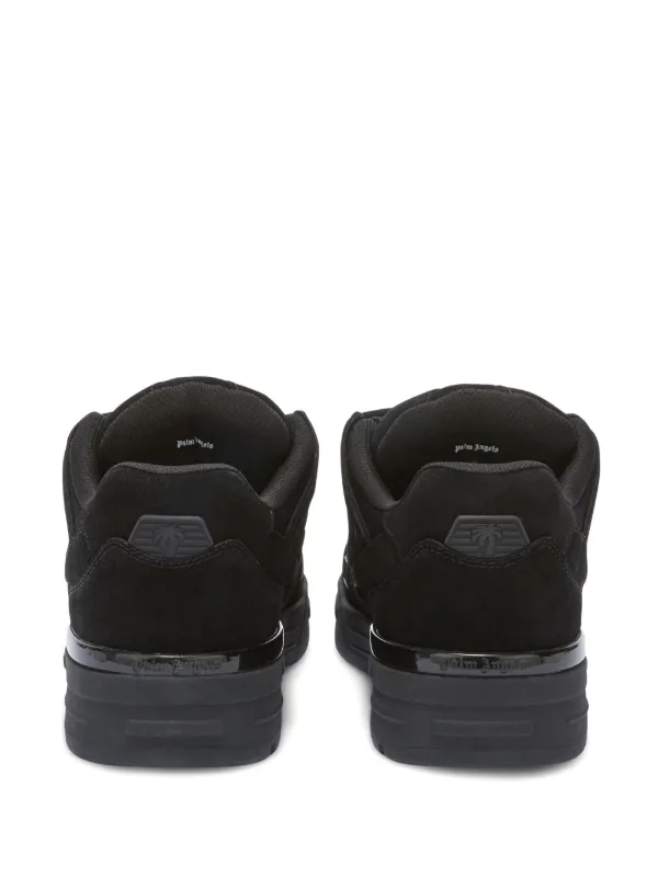 Palm Angels Venice lace-up Suede Sneakers | Black | FARFETCH JO