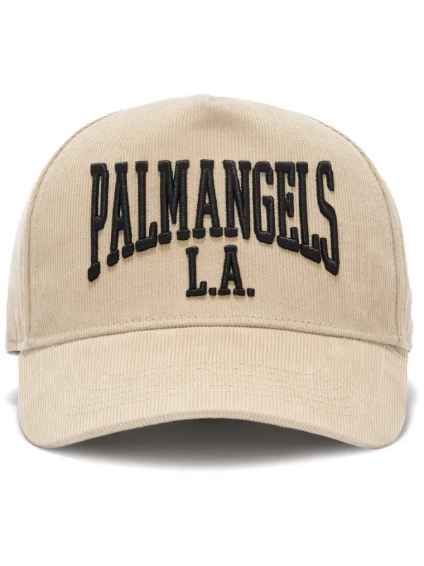 Palm Angels College Corduroy Baseball Cap | Neutrals | FARFETCH