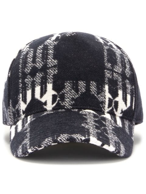 Palm Angels gorra con monograma en jacquard