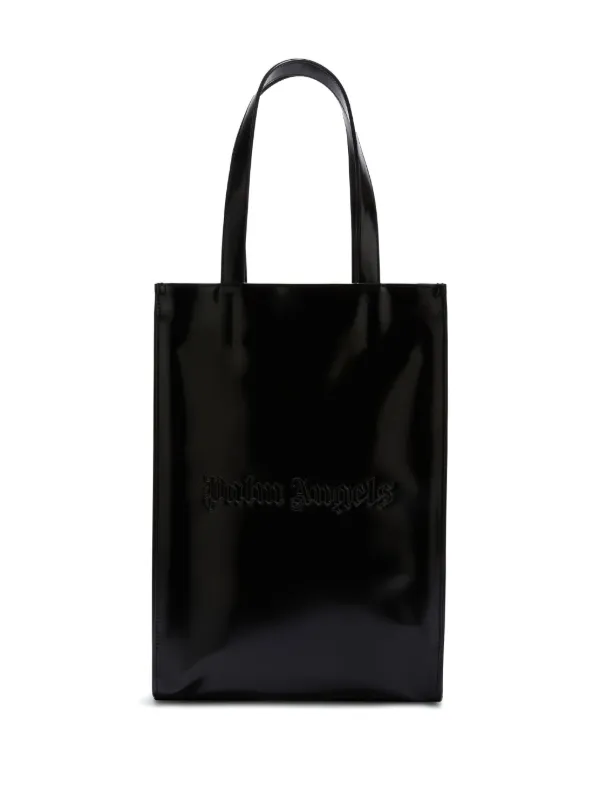 トートバッグ PALM ANGELS Black Fabric Big Palm Handbag 23074448_54065888_600.jpg