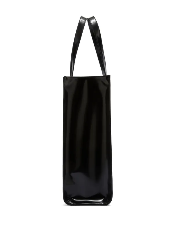 Palm Angels debossed-logo Tote Bag | Black | FARFETCH