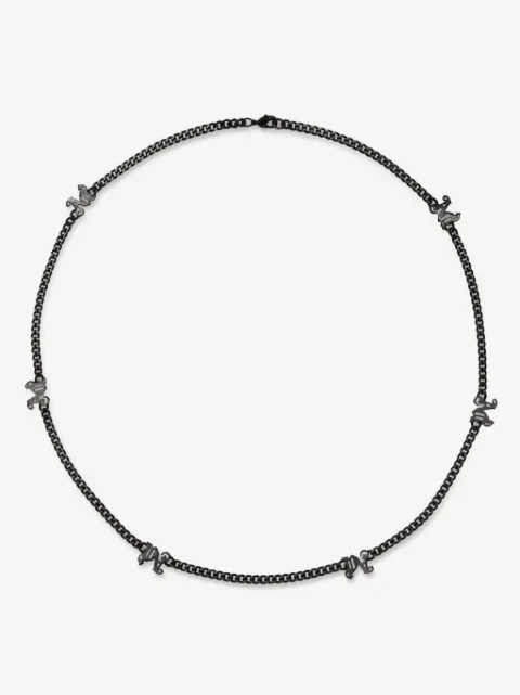 Palm Angels collar de cadena con monograma