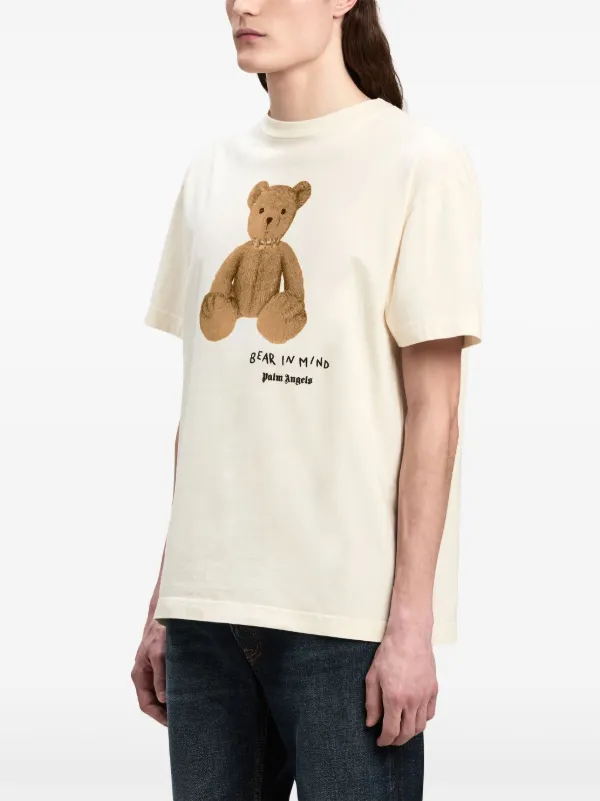 Palm Angels Bear In Mind T-Shirt | Neutrals | FARFETCH TW