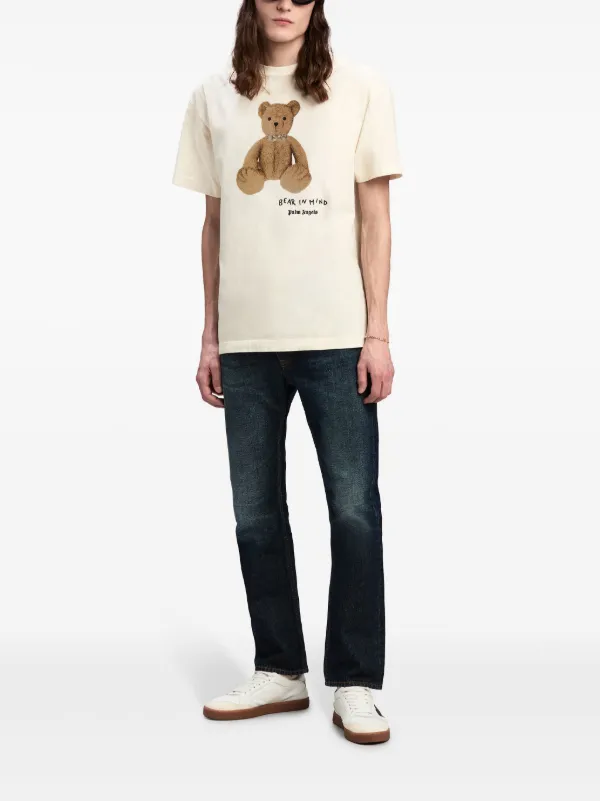 Palm Angels Bear In Mind T-Shirt | Neutrals | FARFETCH