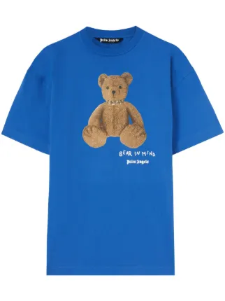 Palm Angels Bear In Mind T-Shirt | Blue | FARFETCH GR