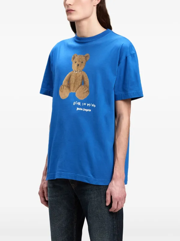 【関税＆送料込み】Palm Angels Bear In Mind Polo T-Shirt Mini Bear In Mind Polo Shirt Black | The Webster
