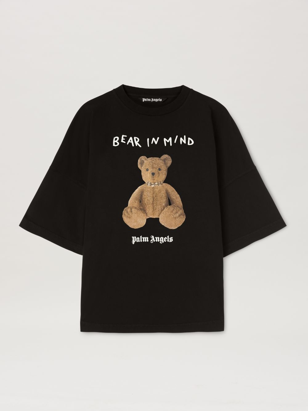 Shop Palm Angels Bear In Mind Over T-shirt In Black