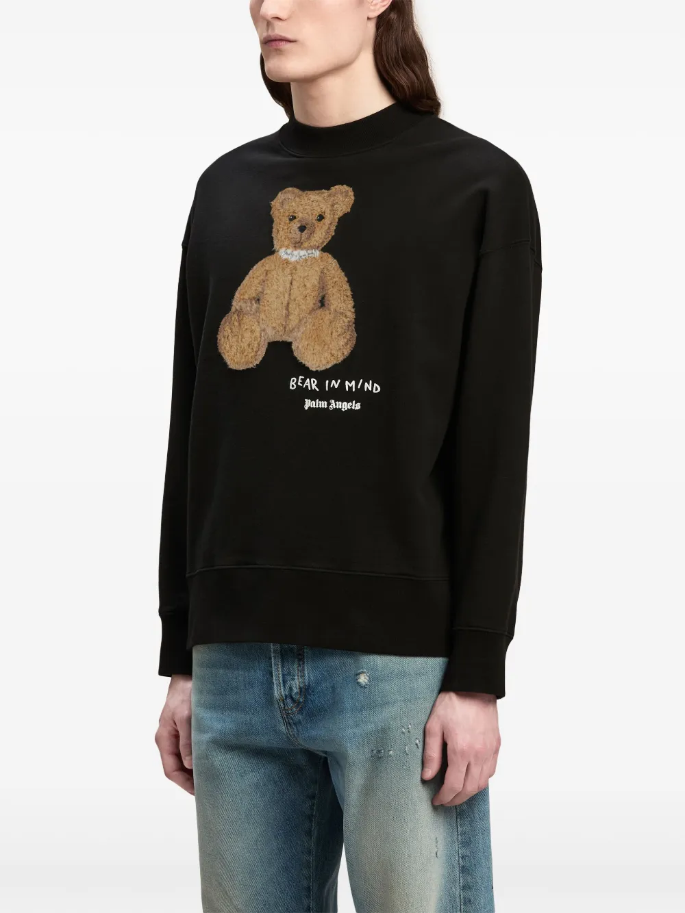 Palm Angels Sweater met print Zwart