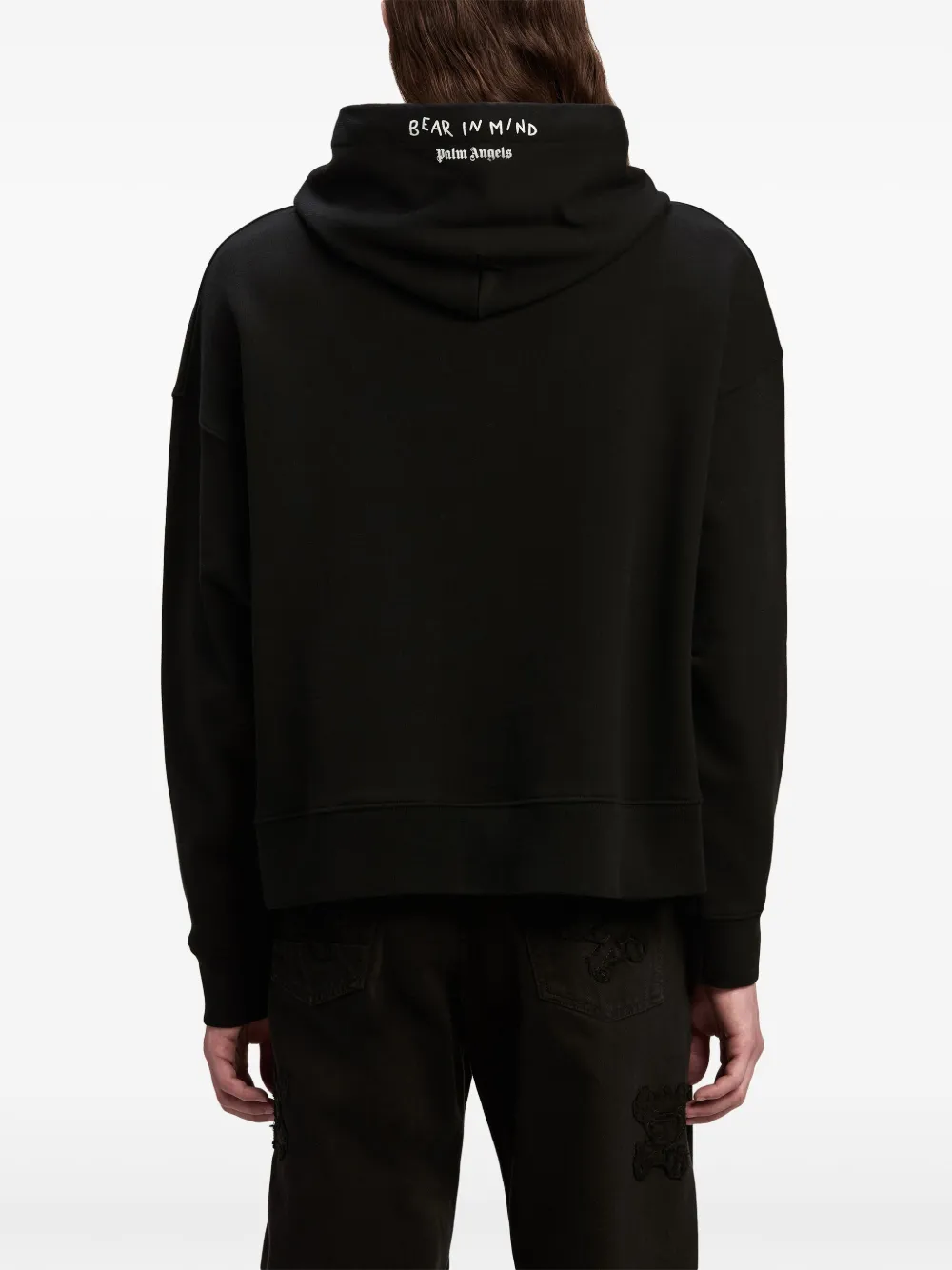 Palm Angels Bear In Mind hoodie Zwart