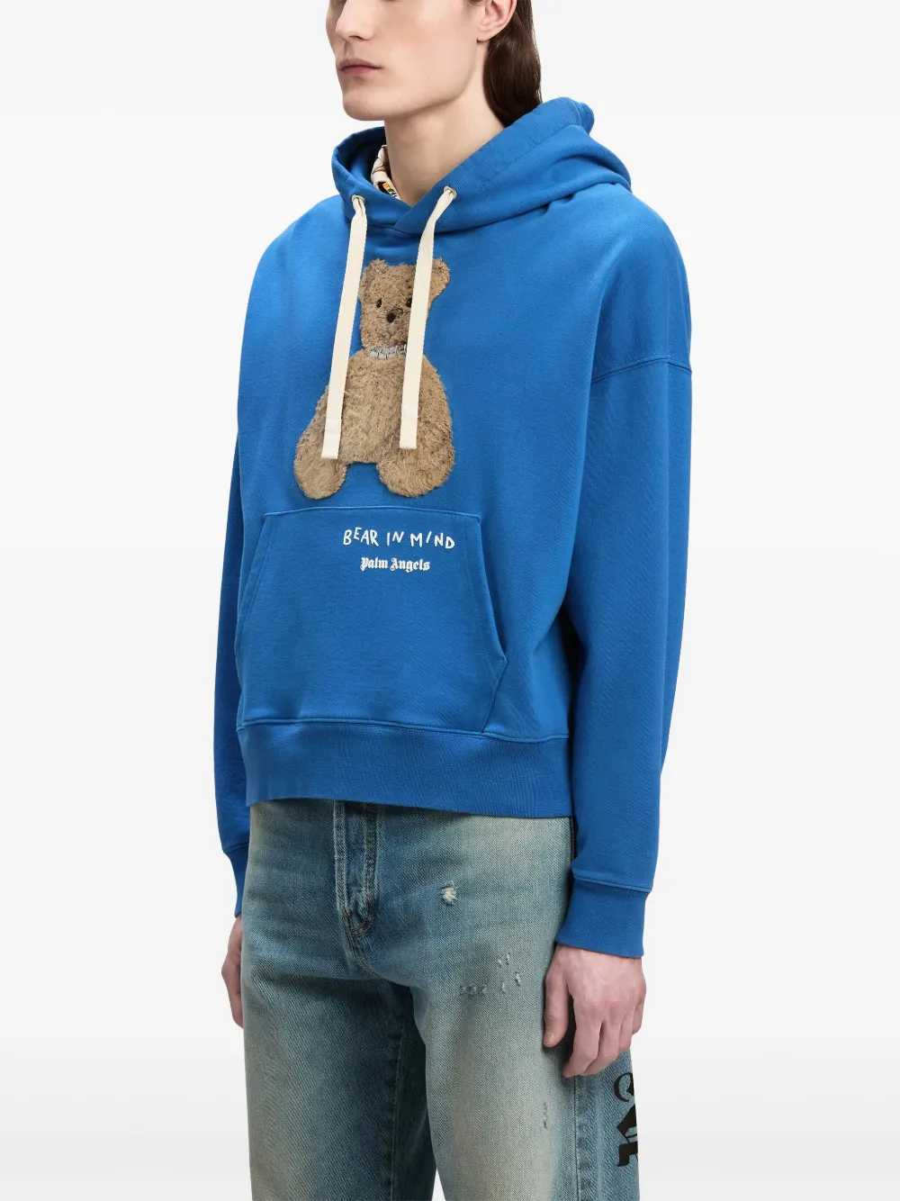 Palm Angels Bear In Mind hoodie Blauw