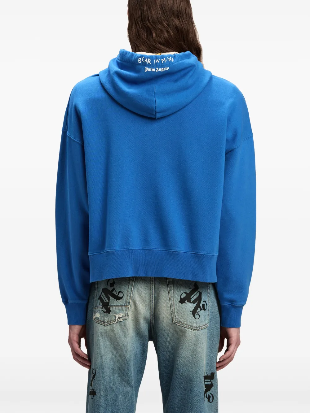 Palm Angels Bear In Mind hoodie Blauw