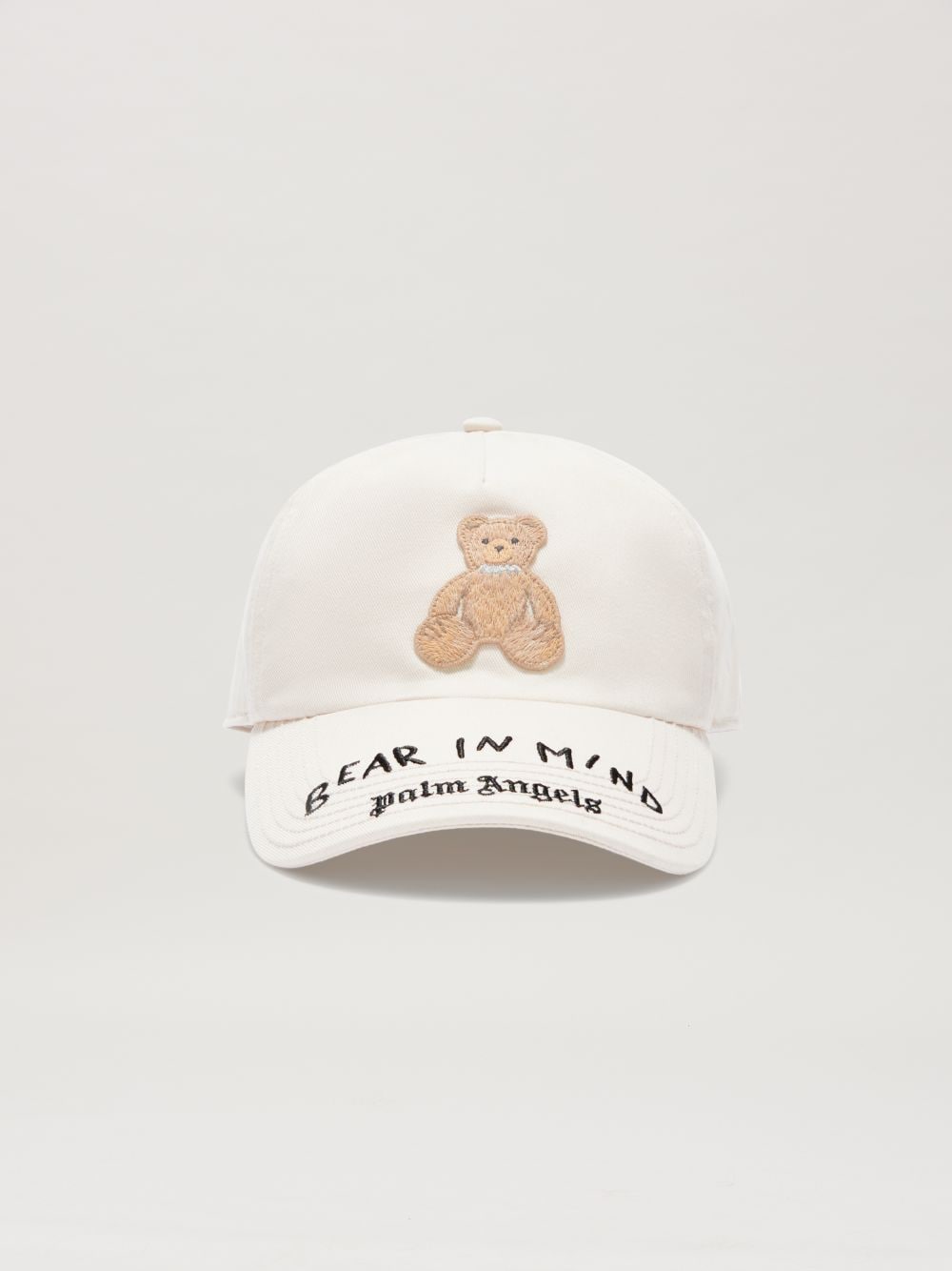 Shop Palm Angels Bear In Mind Baseball Cap In White